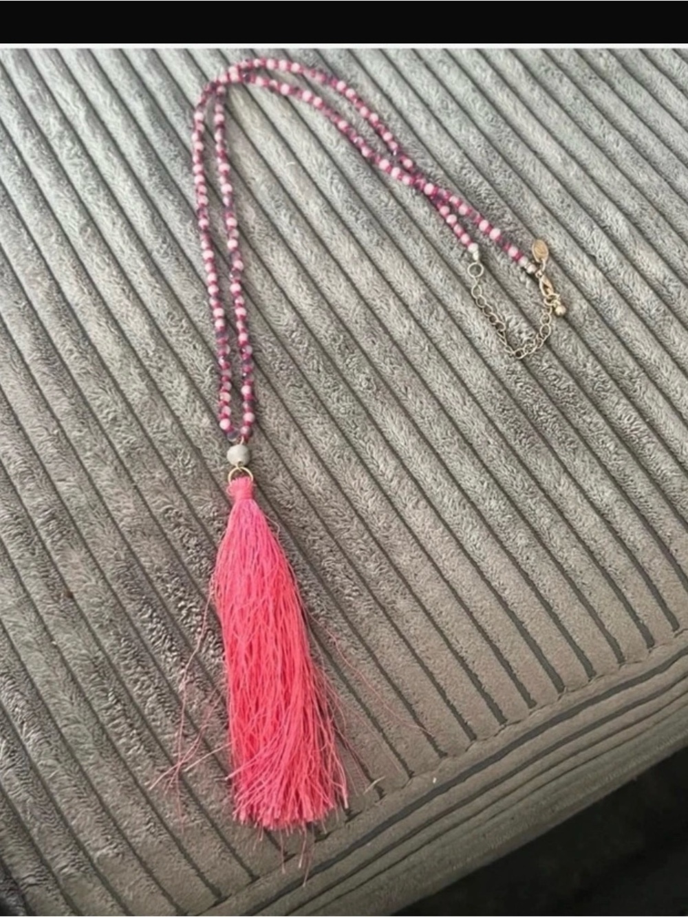 Charming Charlie tasseled necklace